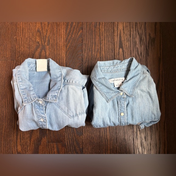 H&M Tops - Women’s Denim Shirt Bundle Size Small